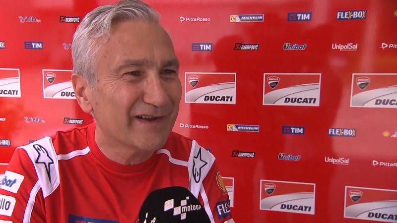 ¿Por qué Pirro compite en el CIV y no en MotoGP o en el World SBK? Davide Tardozzi explica esta situación