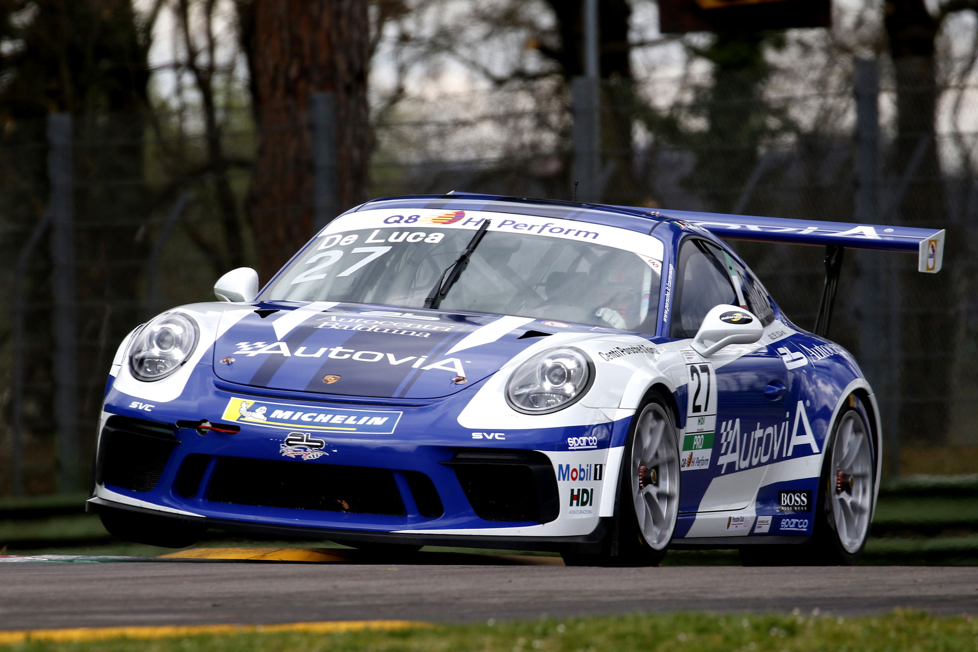 Francesco Massimo De Luca al via della Carrera Cup Italia﻿