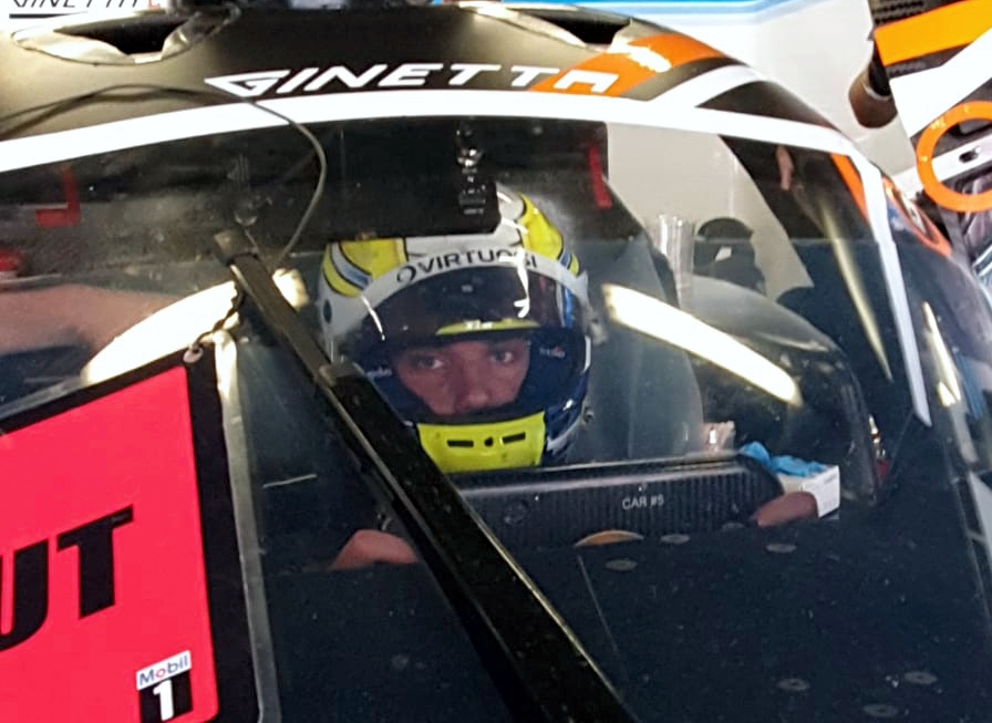 Luca Ghiotto prova la LMP1 del team Ginetta