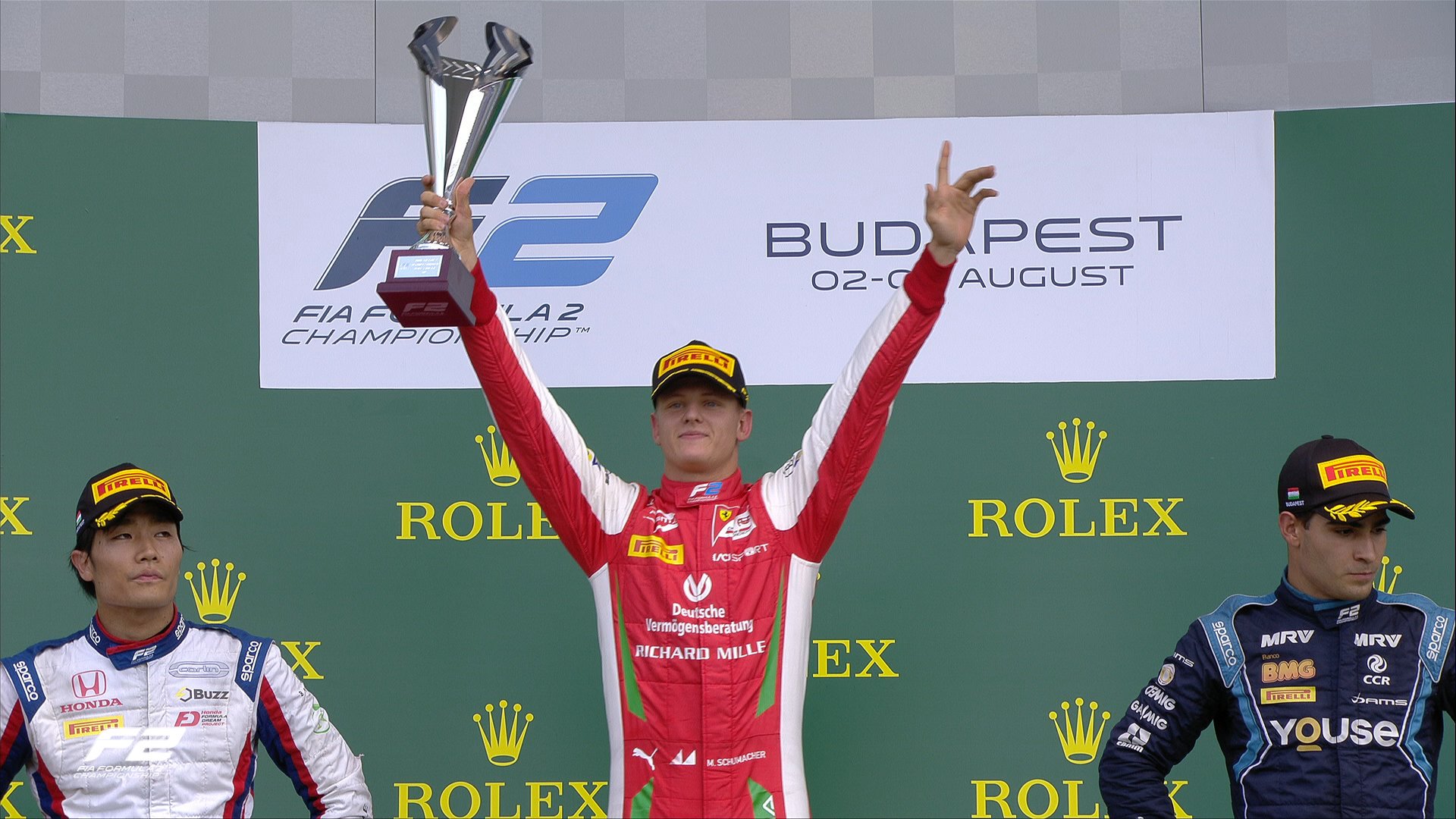 Formula 2 – Splendida vittoria di Schumacher in Ungheria
