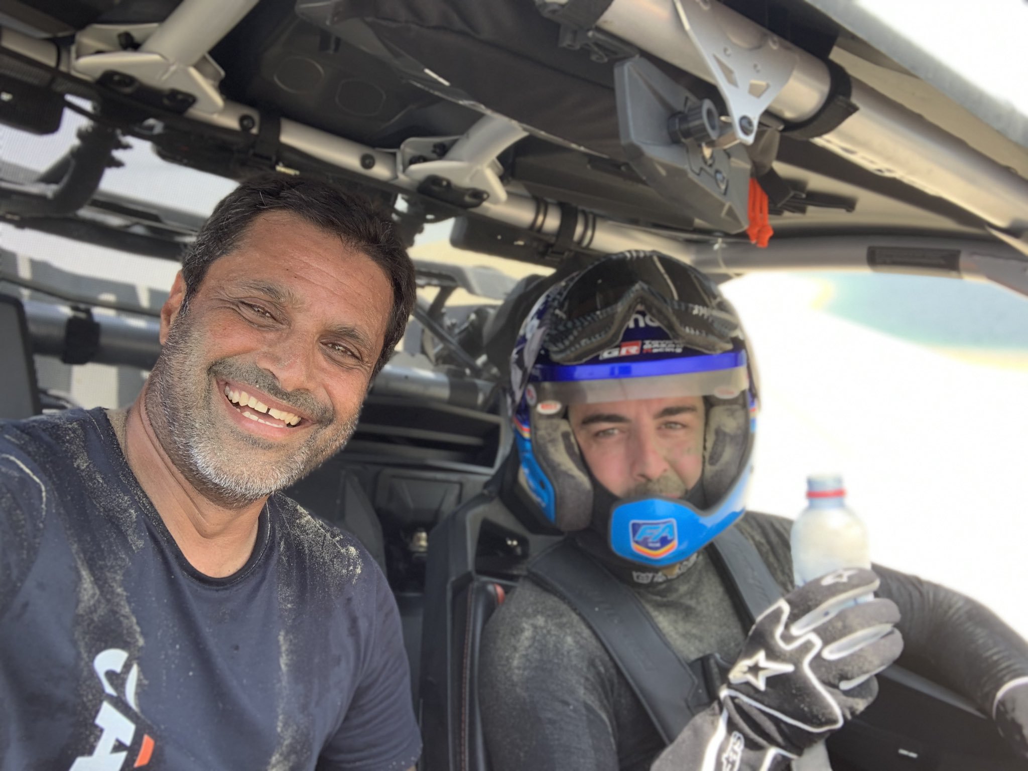 Alonso a scuola di Dakar – Prima lezione con Coma, seconda con Al Attiyah